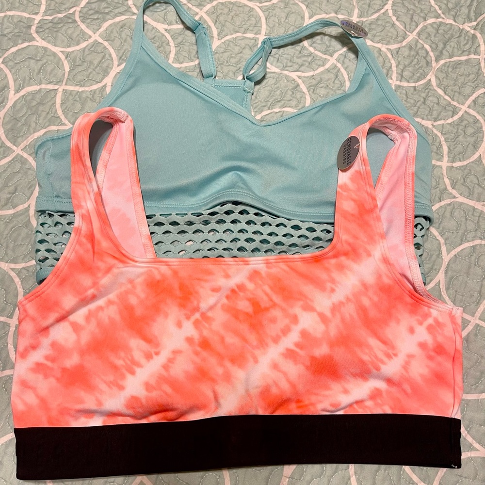 Victoria's Secret Pink Sports Bras Set Large
